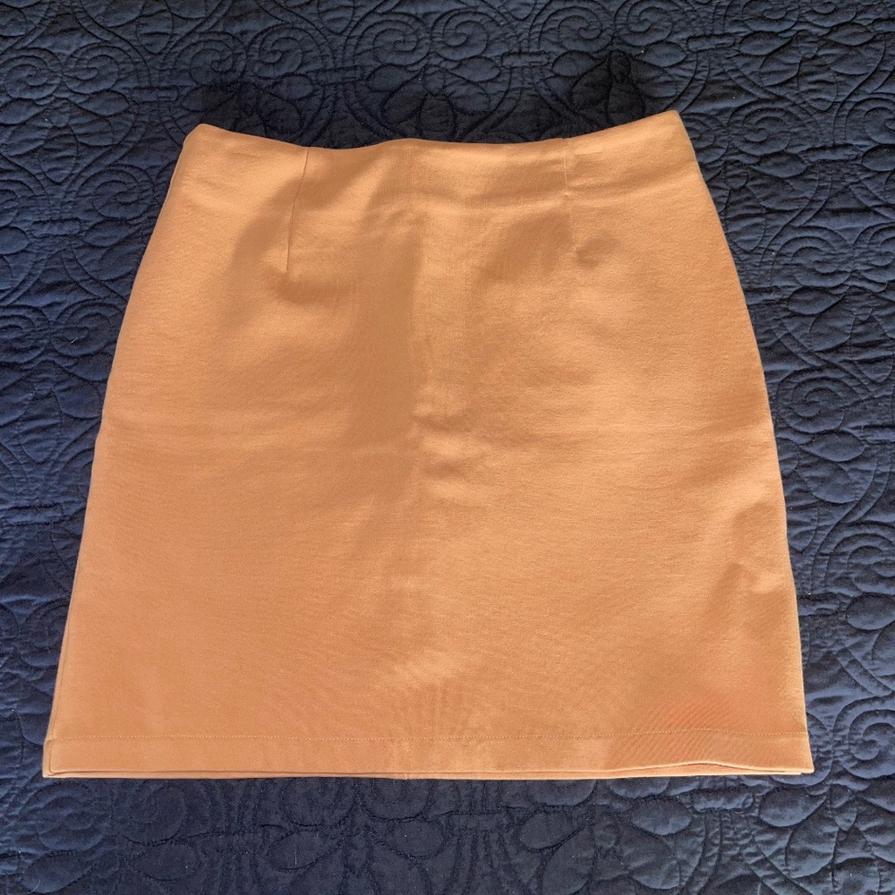 Pink mini skirt